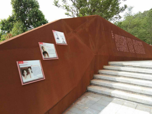 上思耐候钢挡土墙